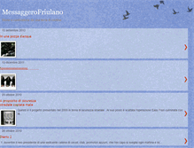 Tablet Screenshot of messaggerofriulano.blogspot.com