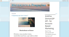 Desktop Screenshot of mensagensepregacoes.blogspot.com