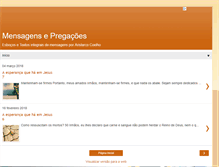 Tablet Screenshot of mensagensepregacoes.blogspot.com