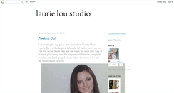 Desktop Screenshot of laurieloustudio.blogspot.com