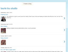 Tablet Screenshot of laurieloustudio.blogspot.com