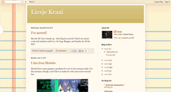 Desktop Screenshot of liesjekraai.blogspot.com