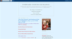 Desktop Screenshot of forwardforumexchange.blogspot.com