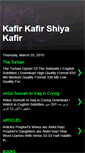 Mobile Screenshot of kafirshia.blogspot.com