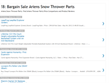 Tablet Screenshot of bargainsalearienssnowthrowerparts.blogspot.com