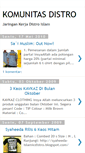 Mobile Screenshot of komunitas-distro.blogspot.com