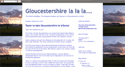 Desktop Screenshot of gloscricket.blogspot.com