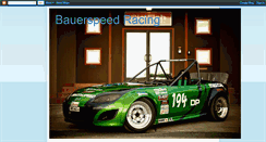 Desktop Screenshot of bauerspeedracing.blogspot.com