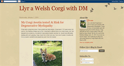 Desktop Screenshot of llyracorgiwithdm.blogspot.com