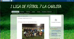 Desktop Screenshot of ligafutbol7lacarlota.blogspot.com