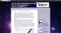Desktop Screenshot of coldwar-warrior.blogspot.com