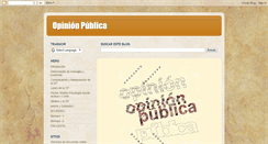 Desktop Screenshot of op-publica.blogspot.com