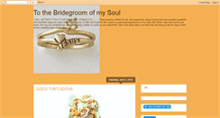 Desktop Screenshot of bridegroomofmysoul.blogspot.com