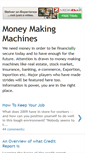 Mobile Screenshot of money-making-machines.blogspot.com