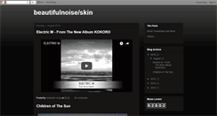 Desktop Screenshot of beautifulnoiseskin.blogspot.com