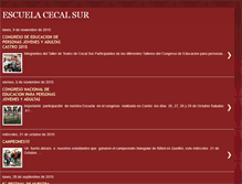 Tablet Screenshot of escuelacecal.blogspot.com