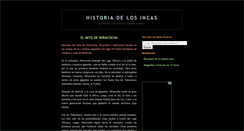 Desktop Screenshot of losincas.blogspot.com