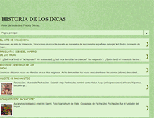 Tablet Screenshot of losincas.blogspot.com