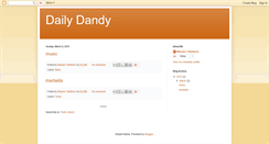 Desktop Screenshot of dailydandy.blogspot.com