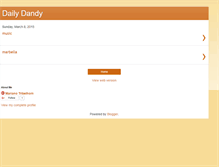 Tablet Screenshot of dailydandy.blogspot.com