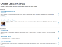 Tablet Screenshot of chiapasocialdemocrata.blogspot.com