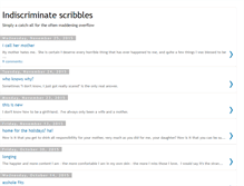Tablet Screenshot of indiscriminatescribbles.blogspot.com