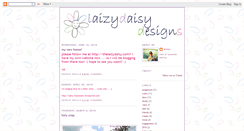 Desktop Screenshot of laizydaisydesigns.blogspot.com