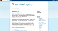 Desktop Screenshot of my-sonyvaio.blogspot.com