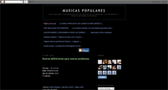 Desktop Screenshot of musicaspopularesdeamerica.blogspot.com