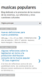 Mobile Screenshot of musicaspopularesdeamerica.blogspot.com