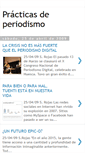 Mobile Screenshot of practicasperiodismo.blogspot.com