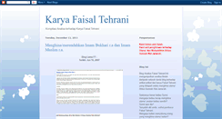 Desktop Screenshot of analisafaisaltehrani.blogspot.com