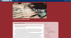 Desktop Screenshot of cartridgegamer.blogspot.com