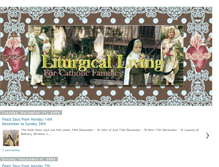 Tablet Screenshot of liturgicallivingforcatholicfamilies.blogspot.com