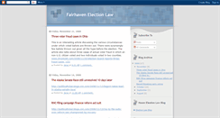 Desktop Screenshot of fairhavenelectionlaw.blogspot.com