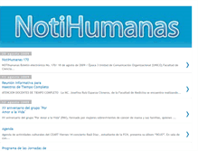 Tablet Screenshot of notihumanas.blogspot.com