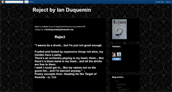 Desktop Screenshot of ianduqueminreject.blogspot.com