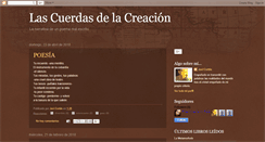 Desktop Screenshot of lascuerdasdelacreacion.blogspot.com