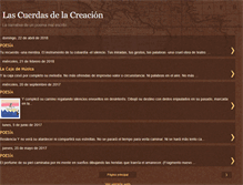 Tablet Screenshot of lascuerdasdelacreacion.blogspot.com