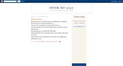 Desktop Screenshot of intekmt5050.blogspot.com