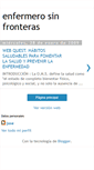 Mobile Screenshot of enfermerossinfronteras.blogspot.com
