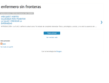 Tablet Screenshot of enfermerossinfronteras.blogspot.com