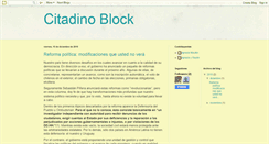 Desktop Screenshot of citadinoblock.blogspot.com