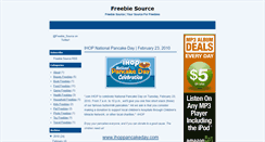 Desktop Screenshot of freebie-source.blogspot.com