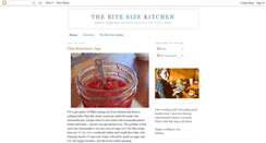 Desktop Screenshot of bitesizekitchen.blogspot.com