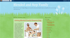 Desktop Screenshot of blendedandstepfamily.blogspot.com