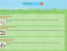 Tablet Screenshot of blendedandstepfamily.blogspot.com