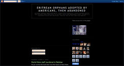 Desktop Screenshot of eritreanorphans.blogspot.com