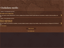 Tablet Screenshot of ciudadanomedio1.blogspot.com