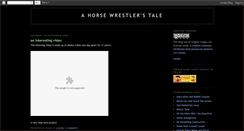 Desktop Screenshot of horsewrestler.blogspot.com